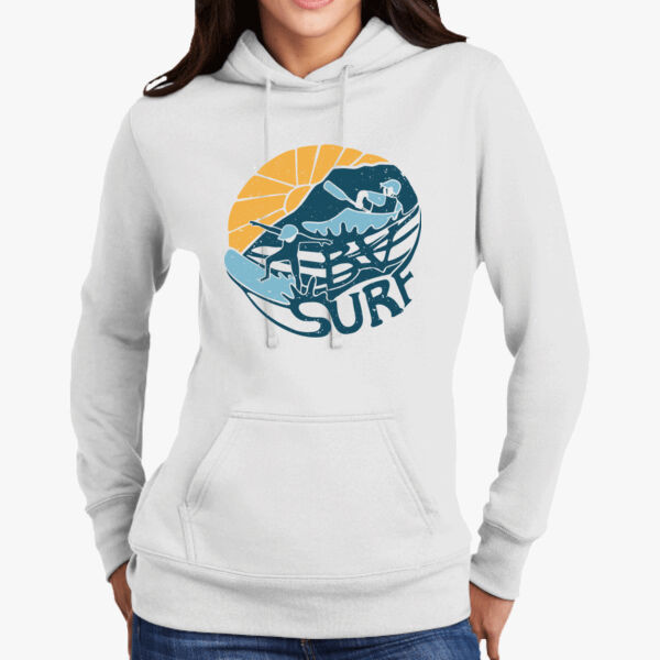 Ladies Fleece Pullover Hooded Sweatshirt Thumbnail