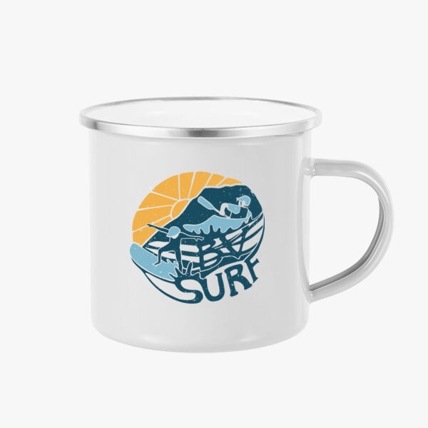 Camp-Style 12oz Enamel Mug Thumbnail